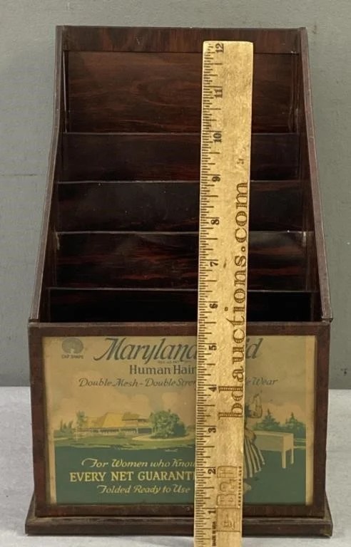 C. 1900’s Maryland Maid Wood Advertising Lady Golfer Golf Store Display