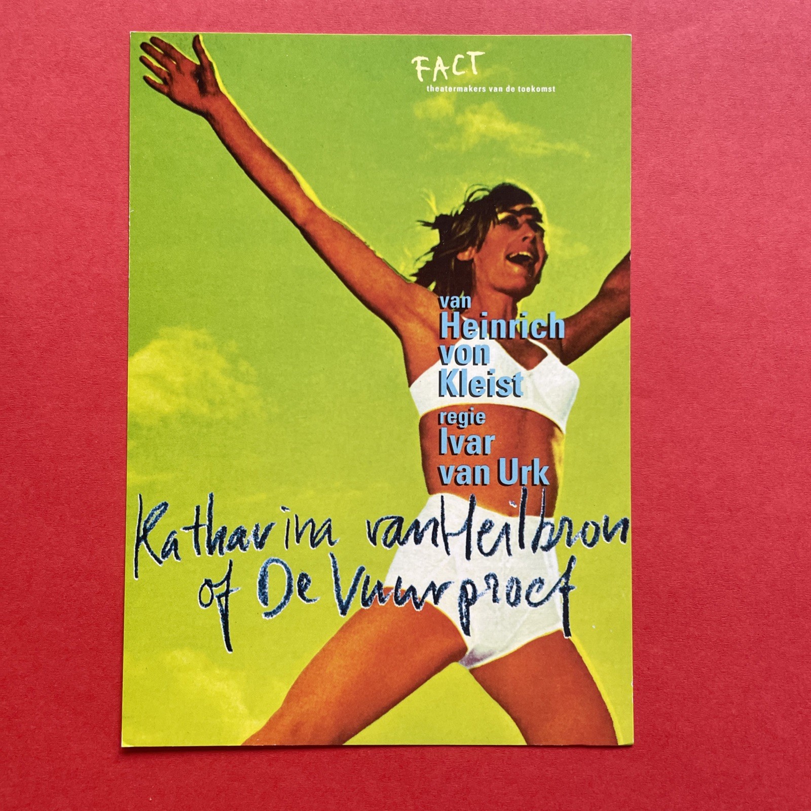 KATHARINA VAN HEILBRON OF DE VUURPROOF VINTAGE ADVERTISING POSTCARD