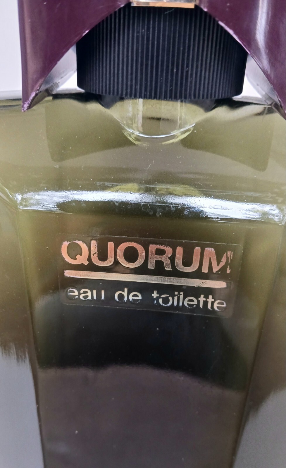 Large Department Store Display QUORUM PUIG Men Eau De Toilette Bottle 12.5″ Tall