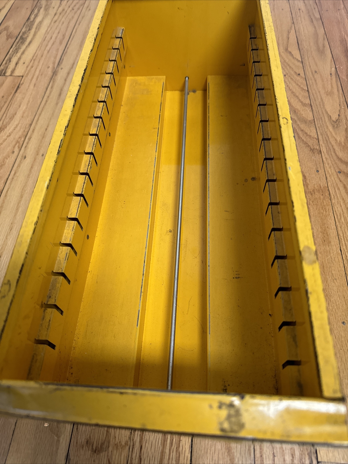 Vtg 70s Kodak Photo Film Print Metal Countertop Display Bin Drawer Sign Storage
