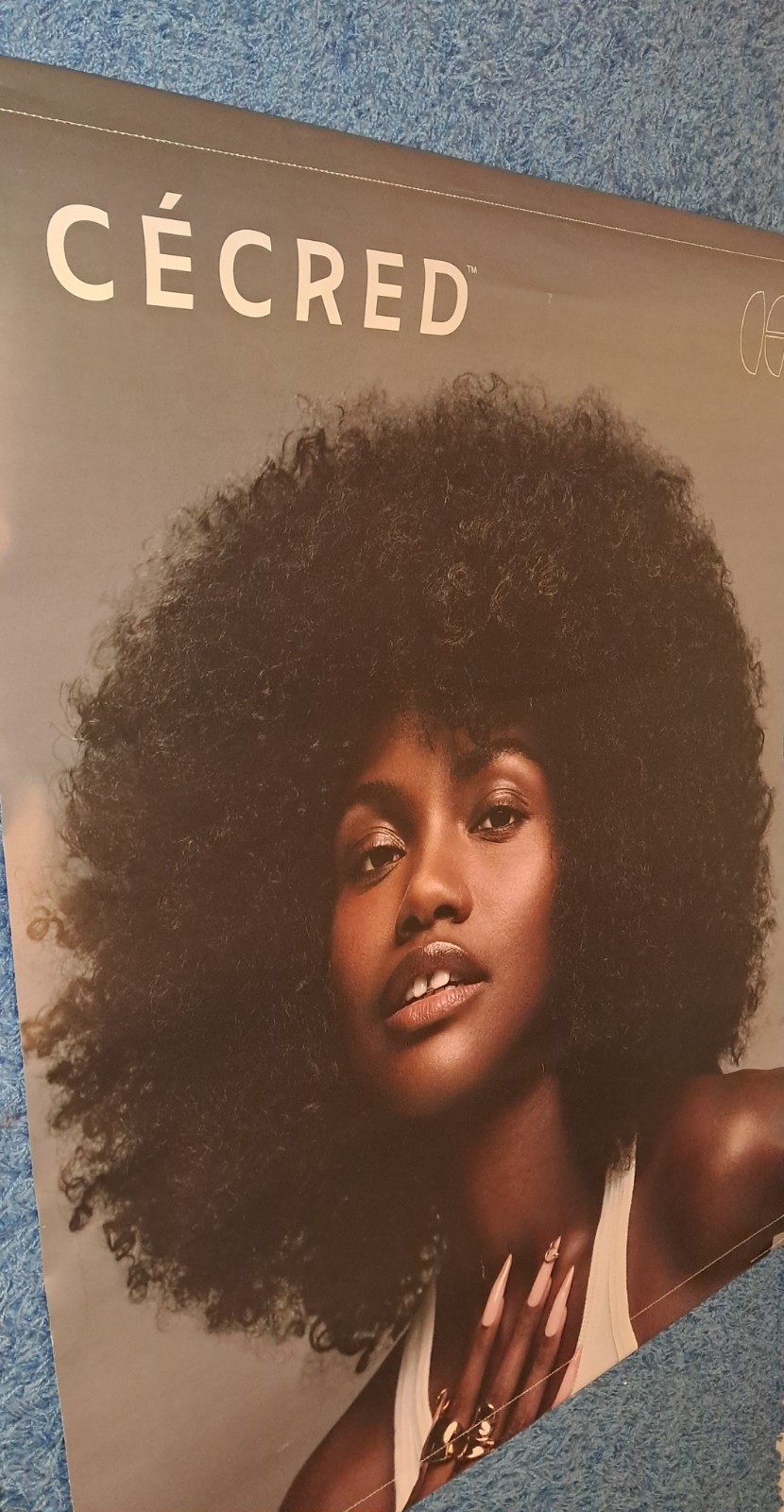 Beyonce Cecred Hair Line PROMO POSTER HUGE 4.5 FT Ulta Beauty Promotional RARE