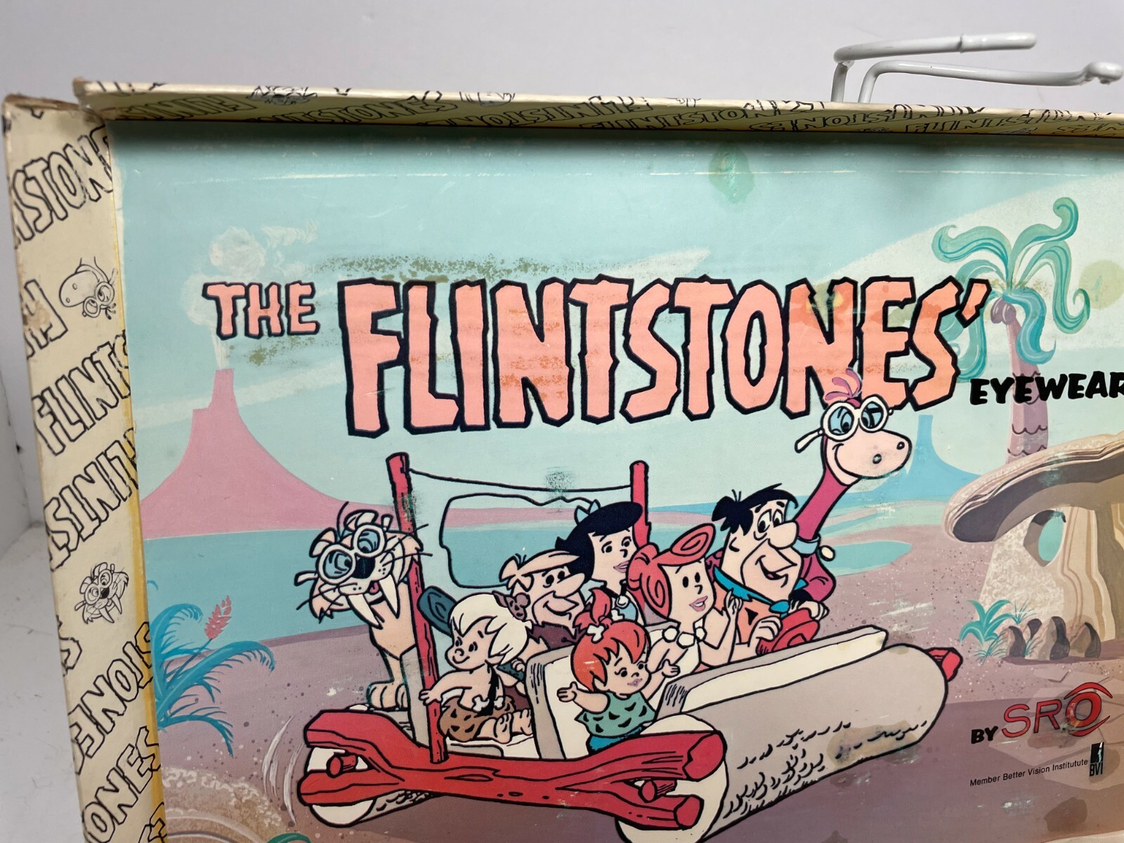 Vintage 1976 The Flintstones Reading Glasses Store Display