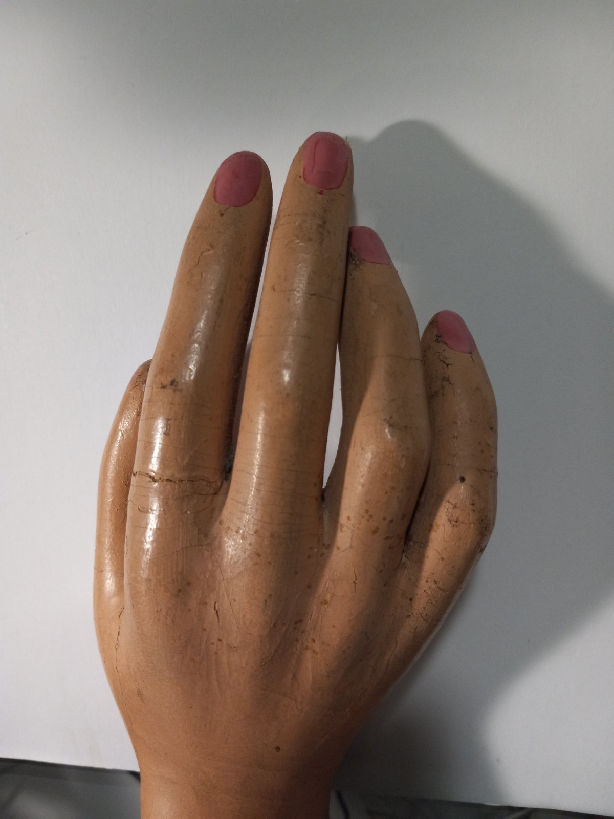 Antique Hand Mannequin Hand Store Display Advertising Sculpture