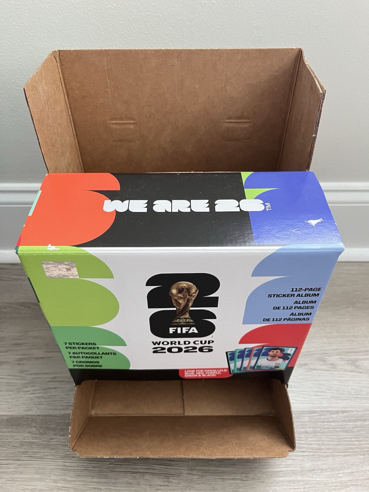 Panini FIFA Club World Cup 2026 Display Box Only empty sticker box collectible