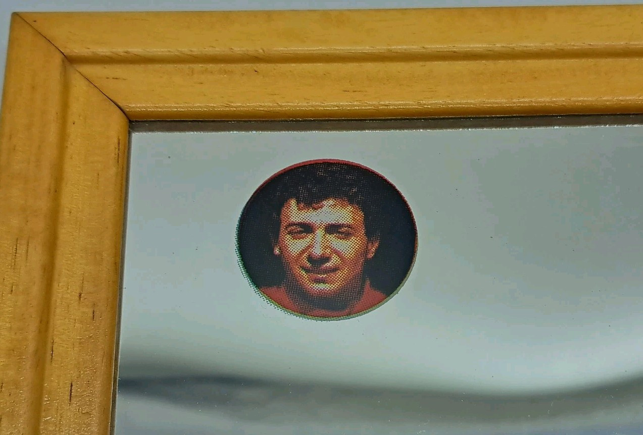 FERRARI AUTO CAR FORMULA 1 ALBORETO-80′-VINTAGE MIRROR FRAME/FRAME
