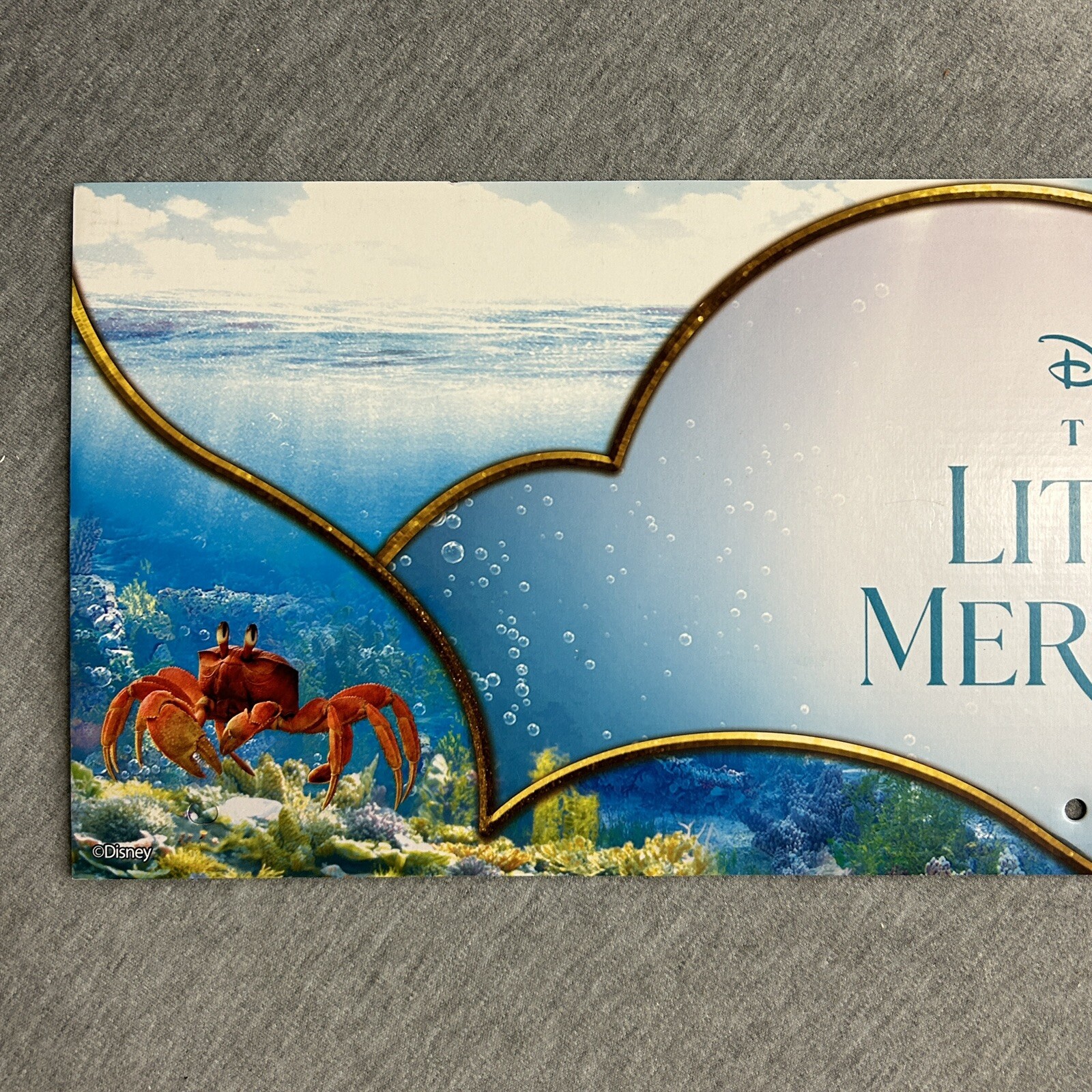 2024 Spirit Halloween Display End Cap 24″ x 8″ – The Little Mermaid