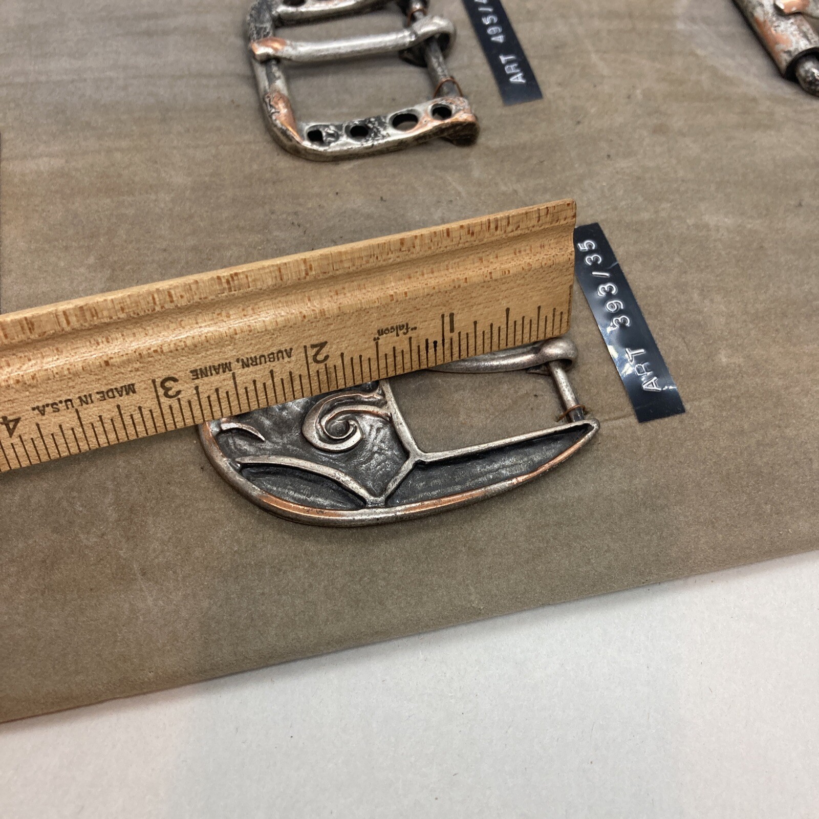 Vintage Made In Italy Designers Belt Buckle Salesman Sample Store Display RARE