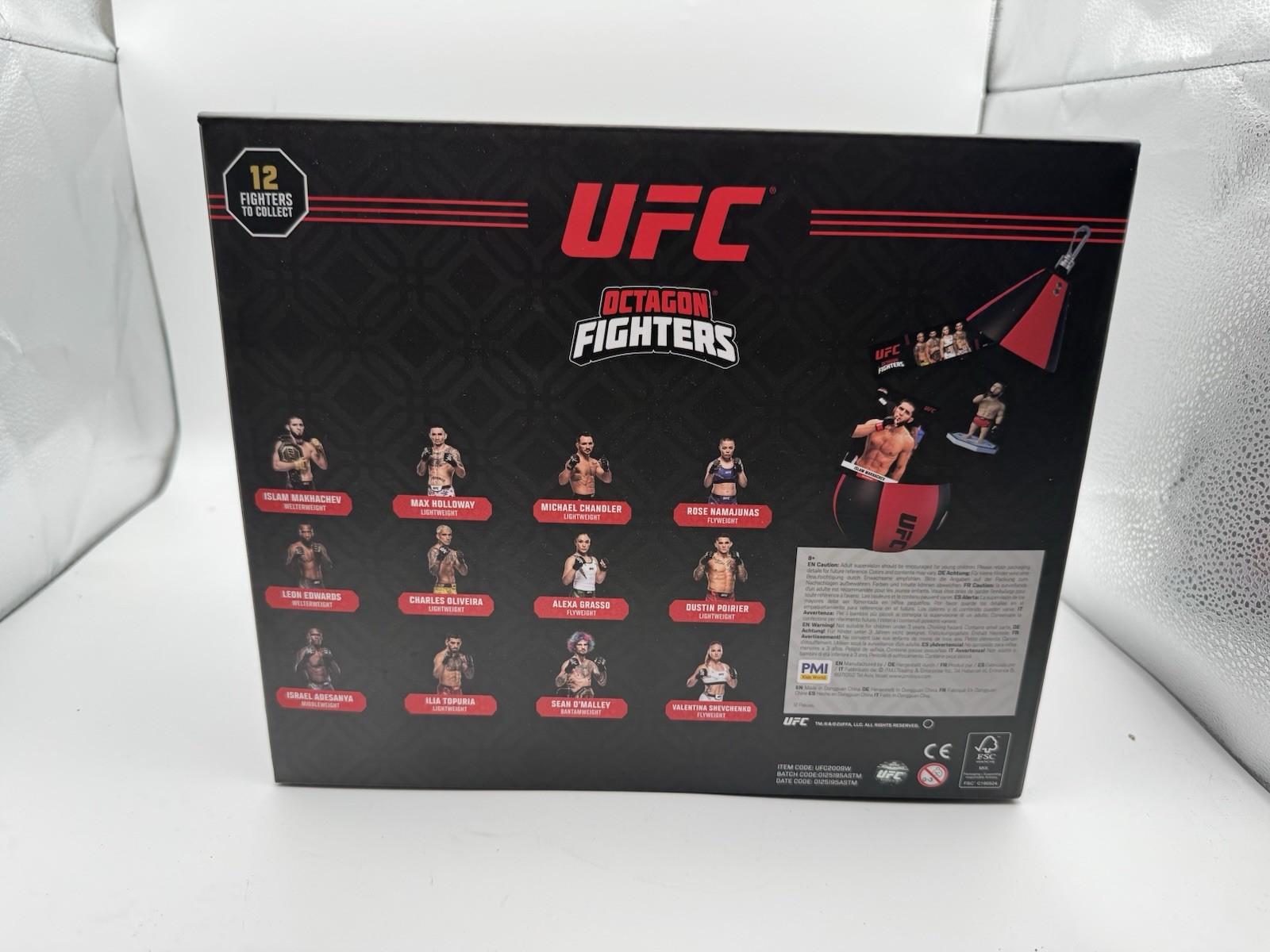 UFC Octagon Fighters Store Display w/ Islam Makhachev Figure Retail POS
