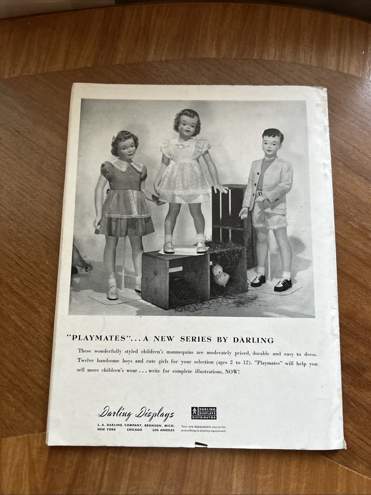 Vintage Display World Magazine 1951 Retail Store Window Mannequins Advertising