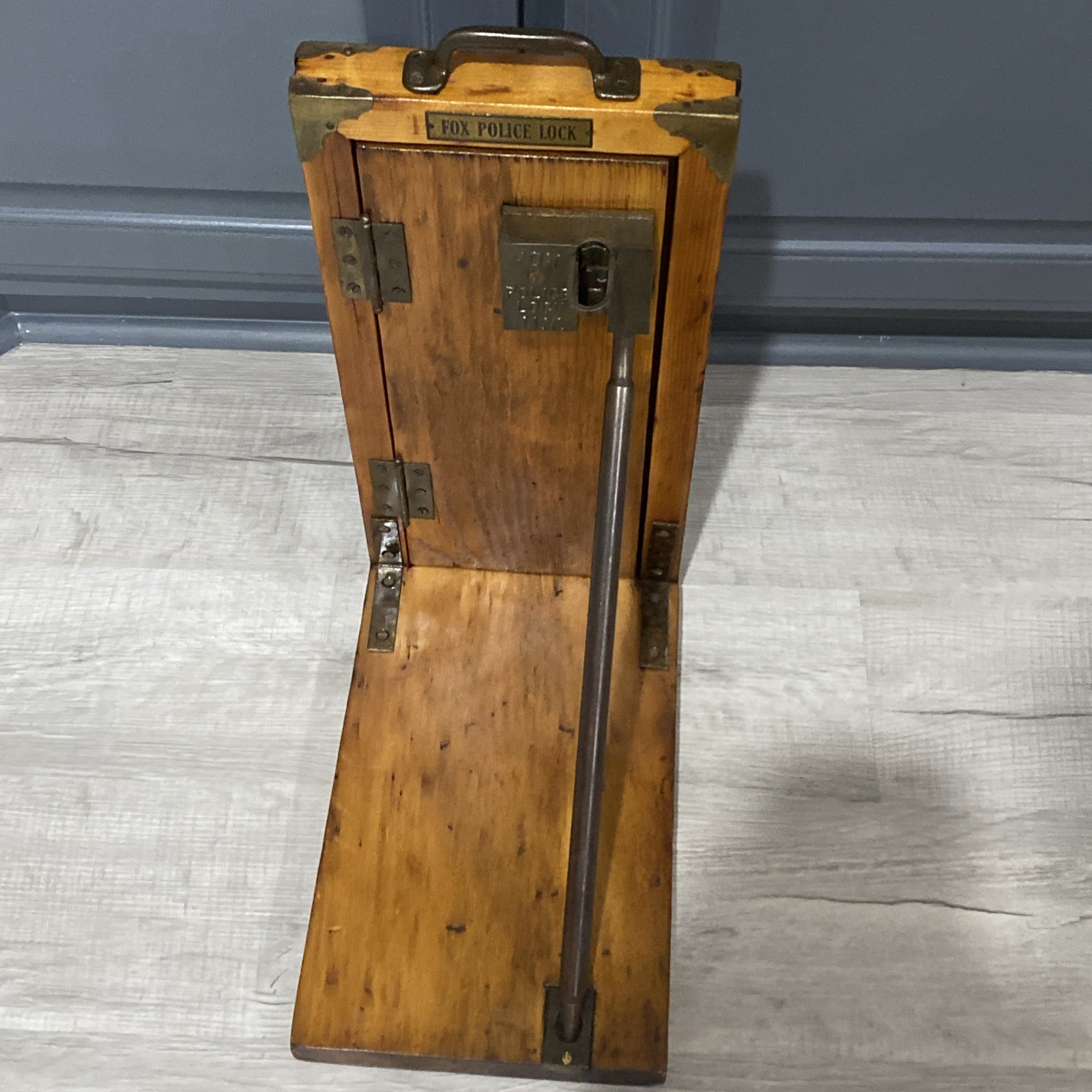 Fox Police Lock For Door Security STORE DISPLAY Salesman Sample