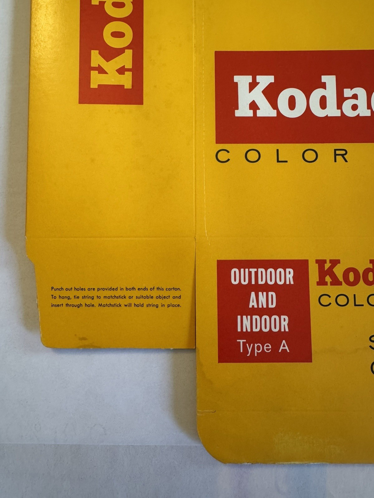 Kodak Super 8 Cartridge Kodachrome II Color Movie Film Store Display Box 60s 70s