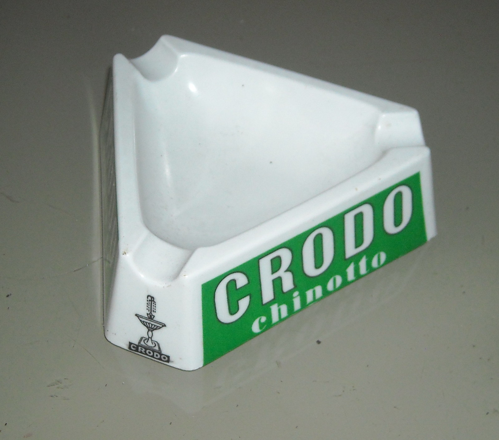 COLLECTIBLE ASHTRAY_ADVERTISING_DRINK CRODO_CHINOTTO_MINERAL WATER