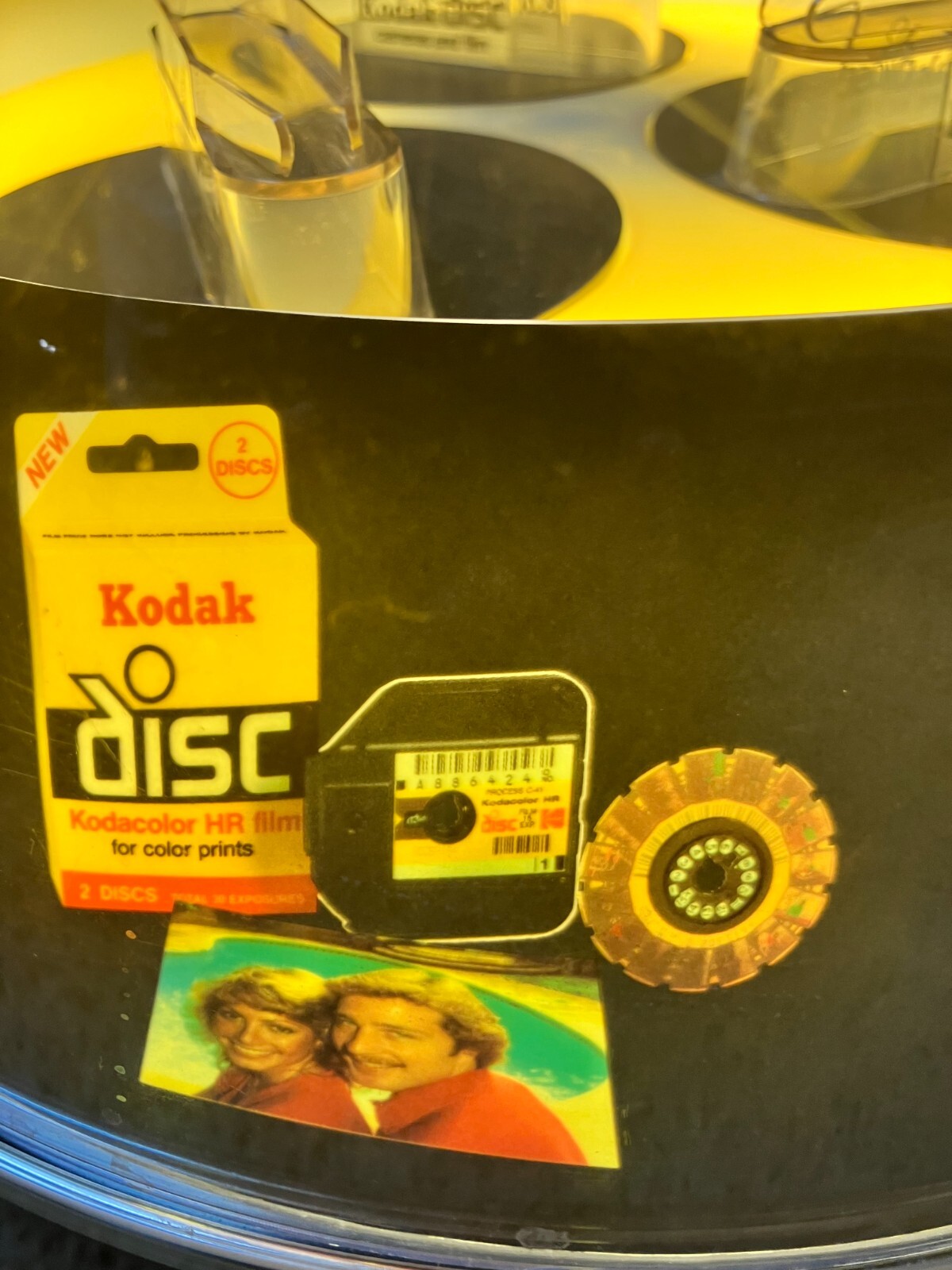 Early 1980s domed Kodak Disc Camera display – Woolco – lights up & rotates