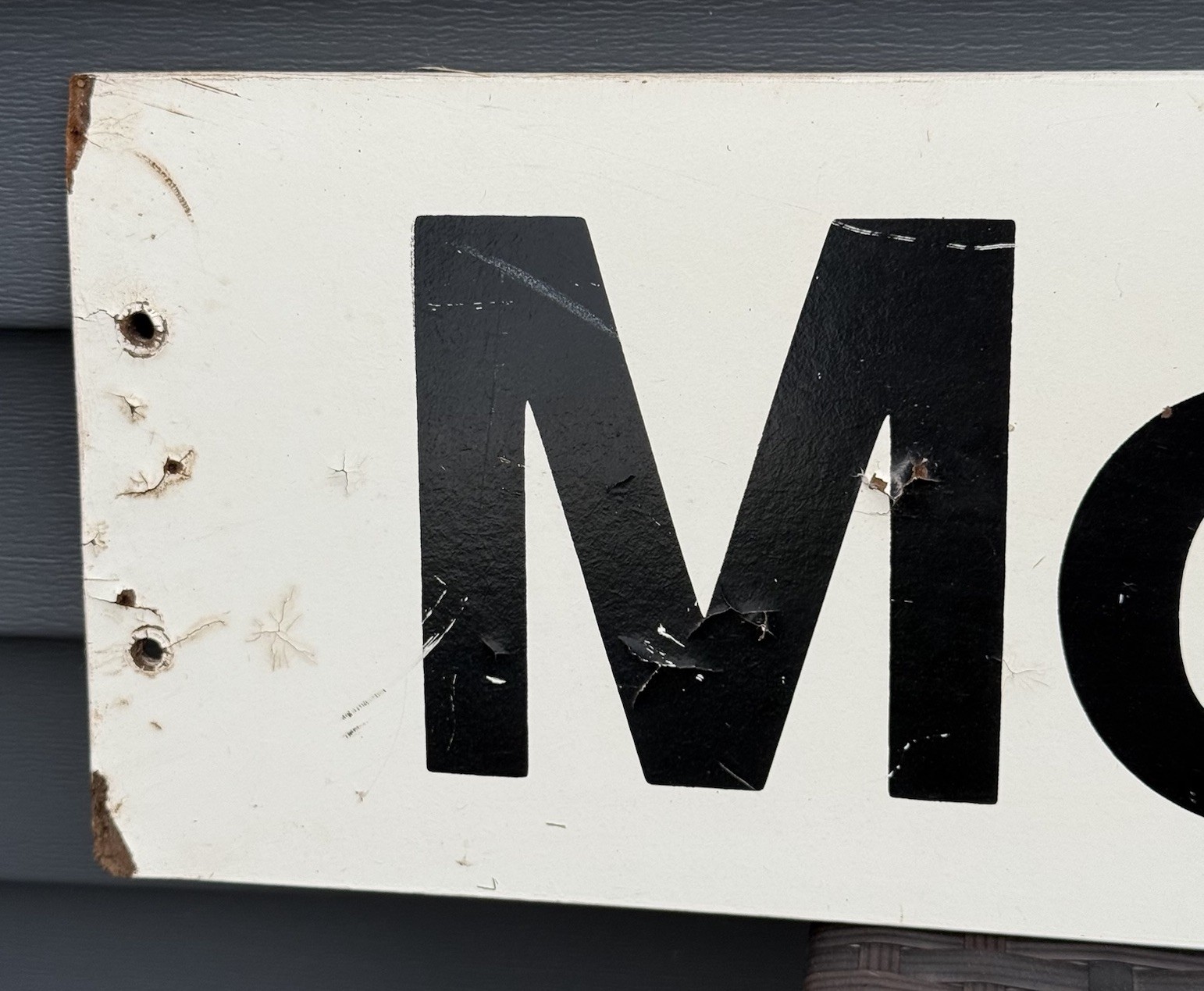 Vintage 1960s Mohawk Carpet Wood Advertising Store Display Sign 60×8 Rare
