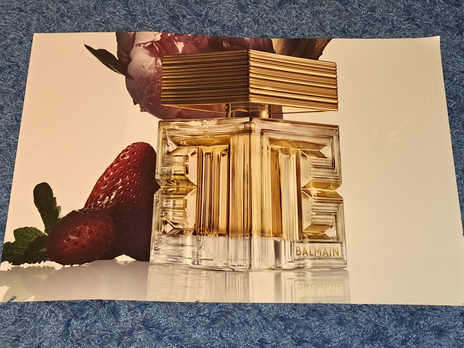 Balmain Destin Perfume Fragrance PROMO STORE DISPLAY SIGN 2 FT Ulta Beauty