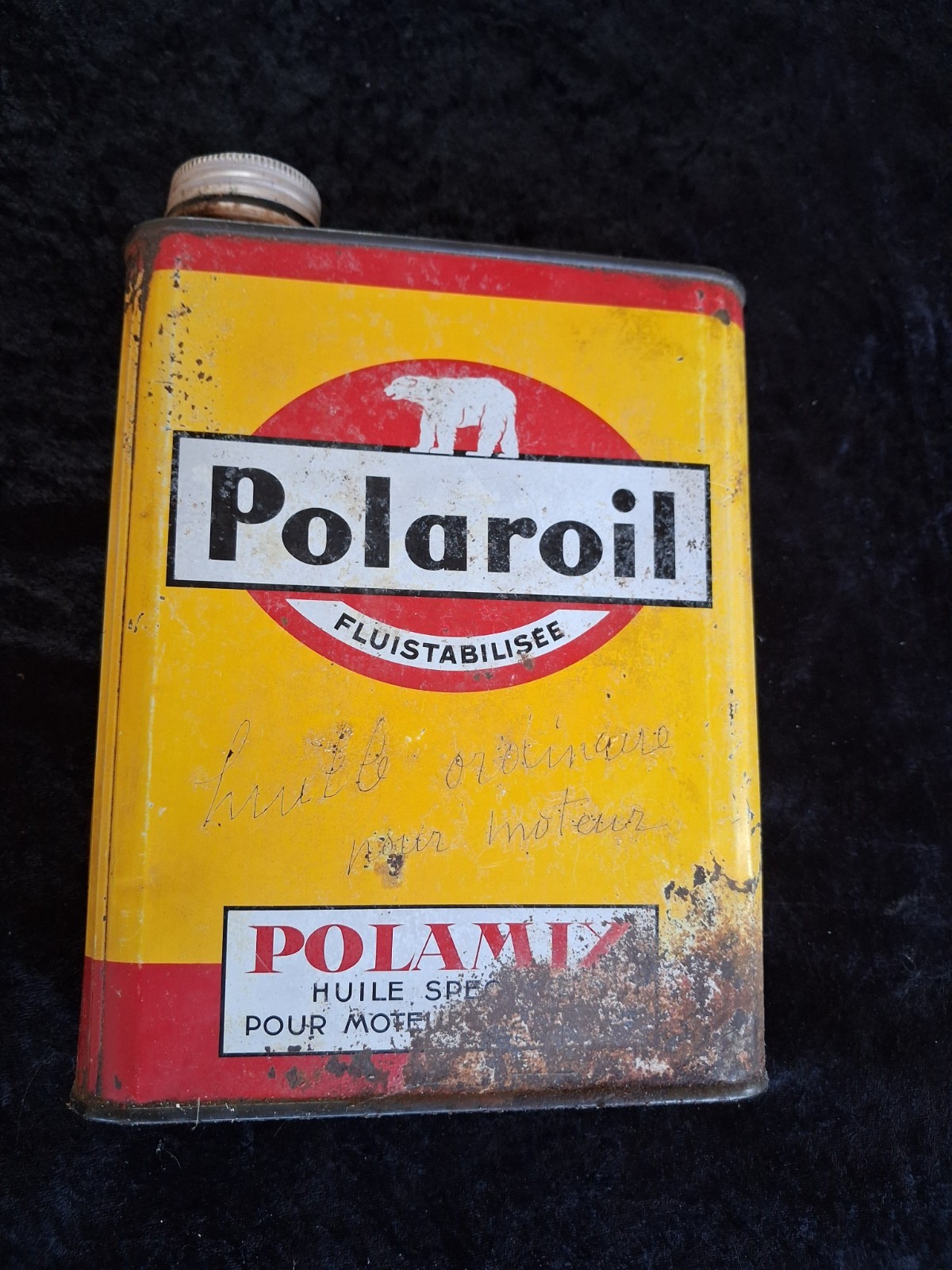 OLD POLAROIL OIL CAN, no copy