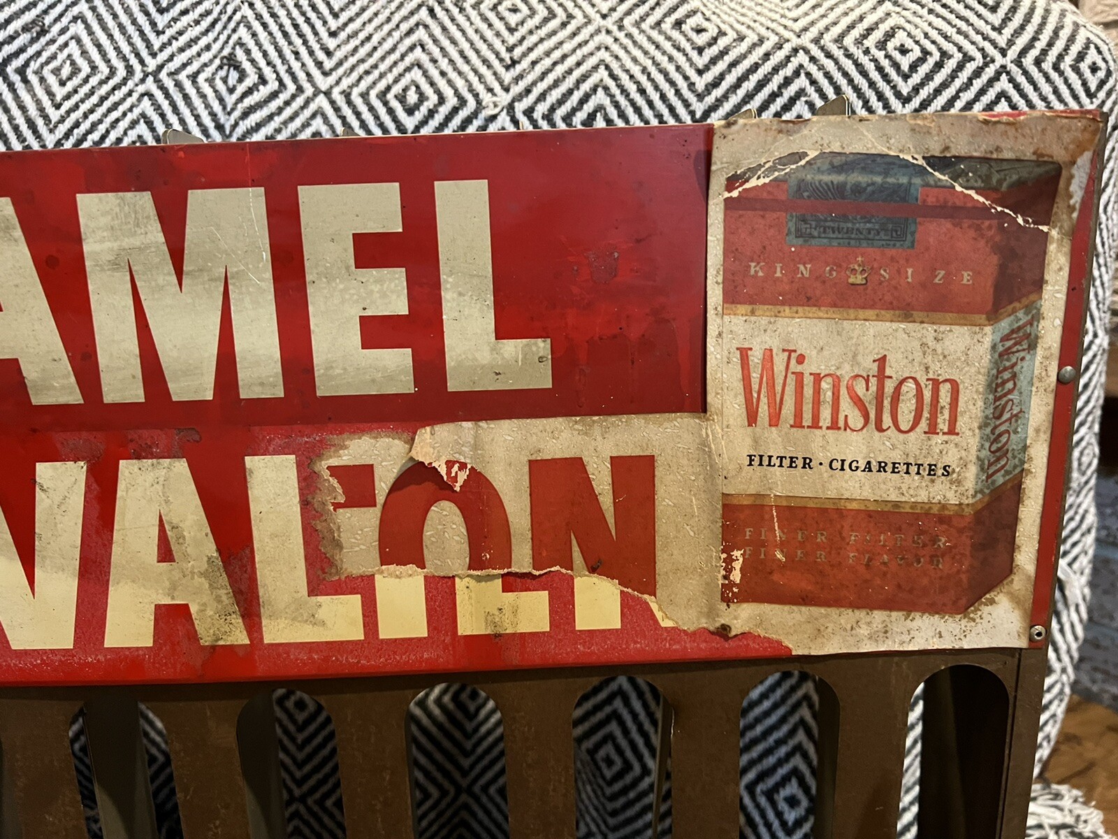 Camel/Winston Cigarette Vintage Display