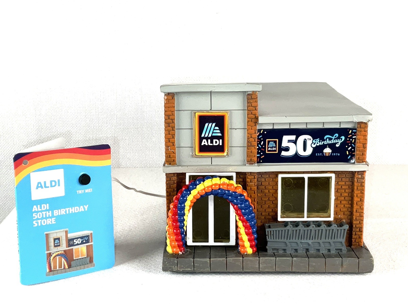 ALDI Limited Edition 50th Anniversary Store Model Light Up W/Timer 2026 NEW