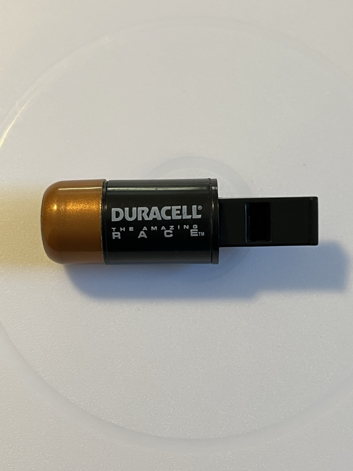 Duracell The Amazing Race Whistle Compass Combo / 2005 Promo / Battery Shaped