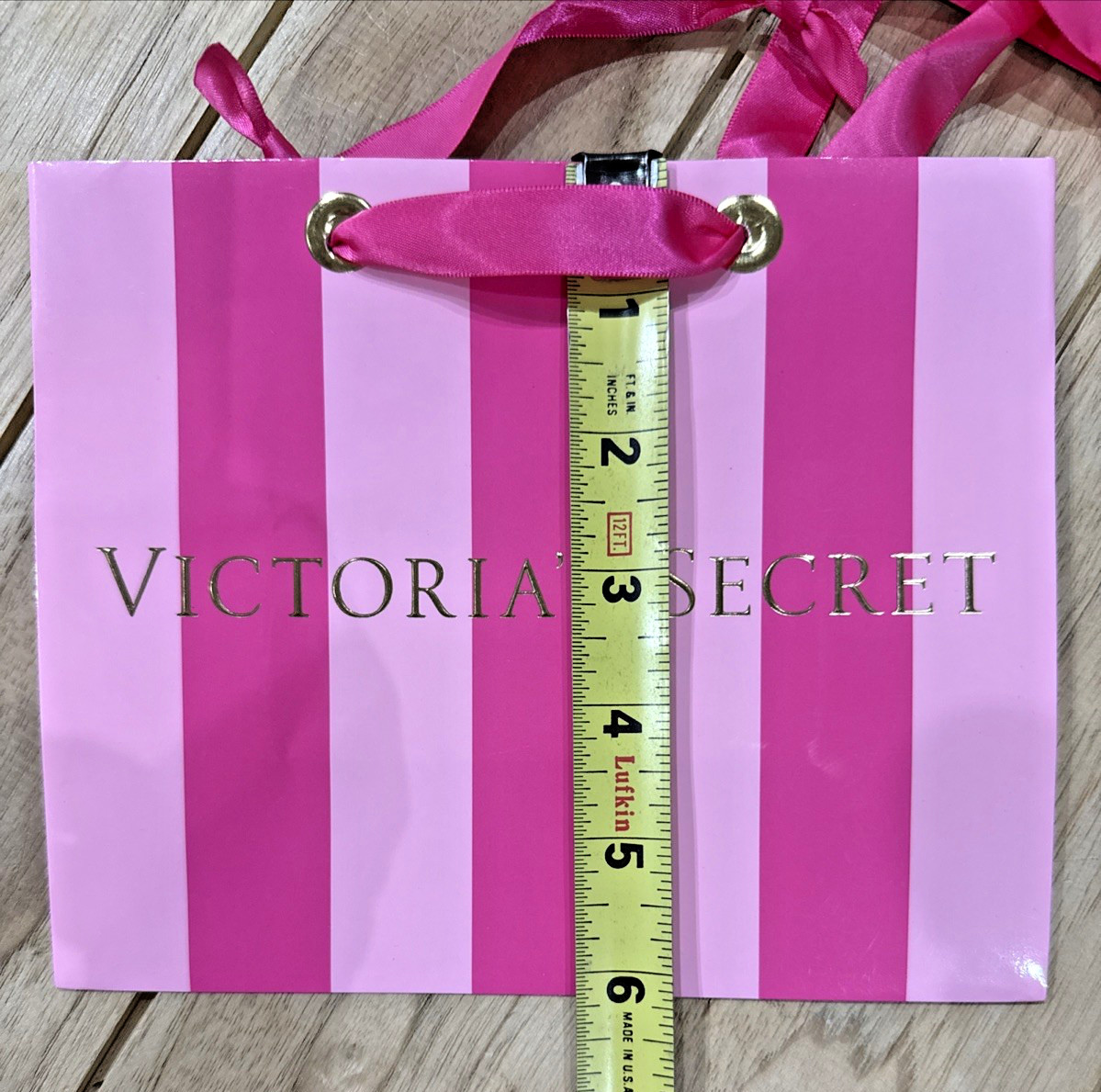Victoria’s Secret Gift Bag Gift Box Lot 25 Pc Small Medium Assorted Pink Striped