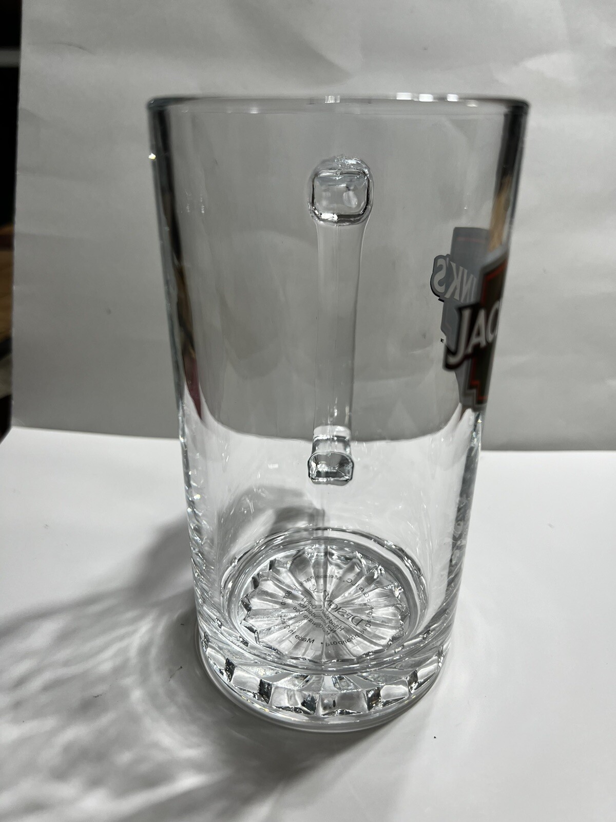 Beer Mug Jack Links’s Beef Jerky Clear Glass 16 oz