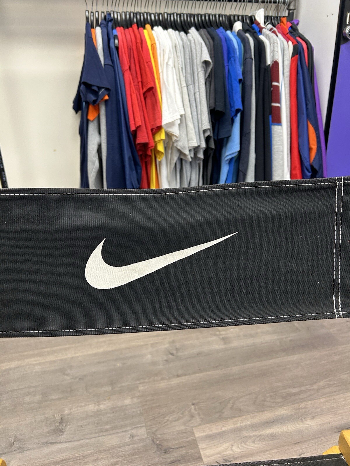 Vintage Nike Director Chair Black “Just Do It” Promo Rare Collectible Seat