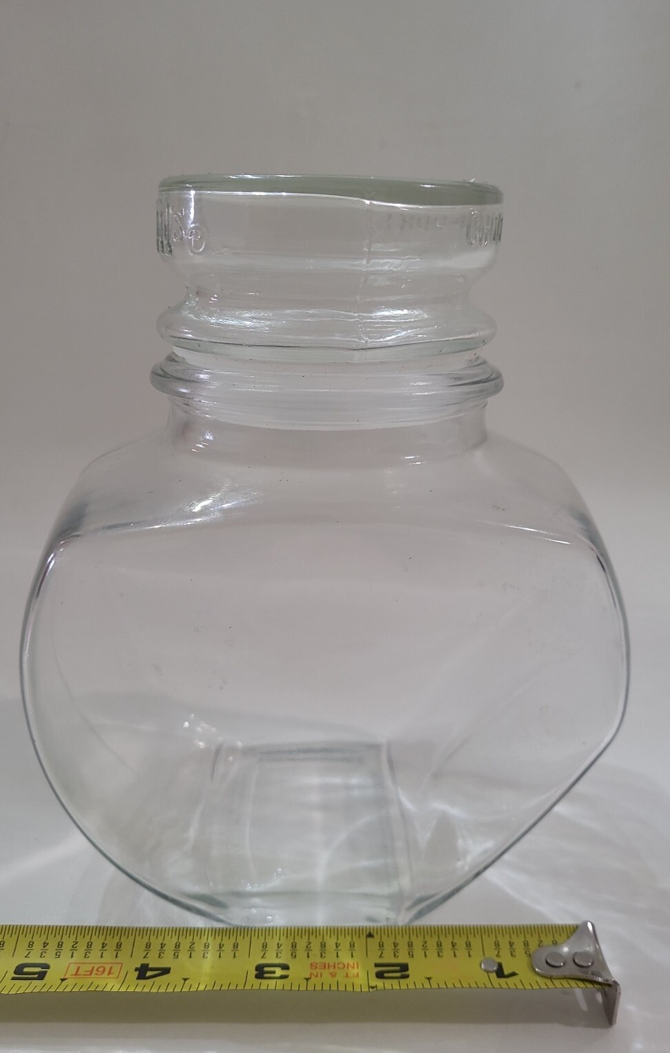 M&M Chocolate Candies United States Air Force 1947 40 years Glass Canister Jar