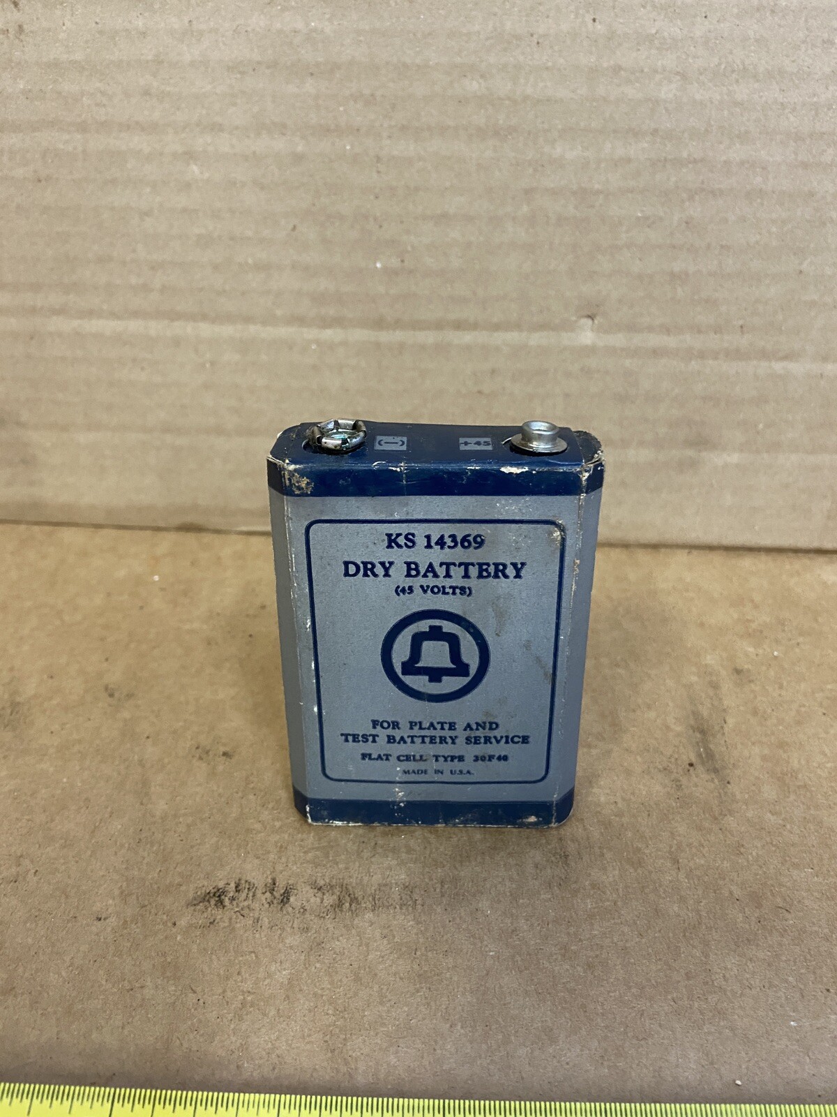 Vintage Bell Systems Dry Battery – For Display Only – UNTESTED