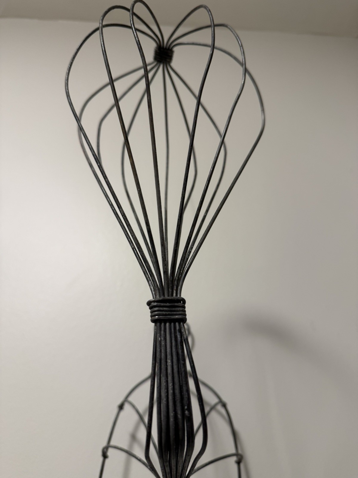 Vintage Antique Wire Hat Wig Stand Wall Holder Rack Store Display Original