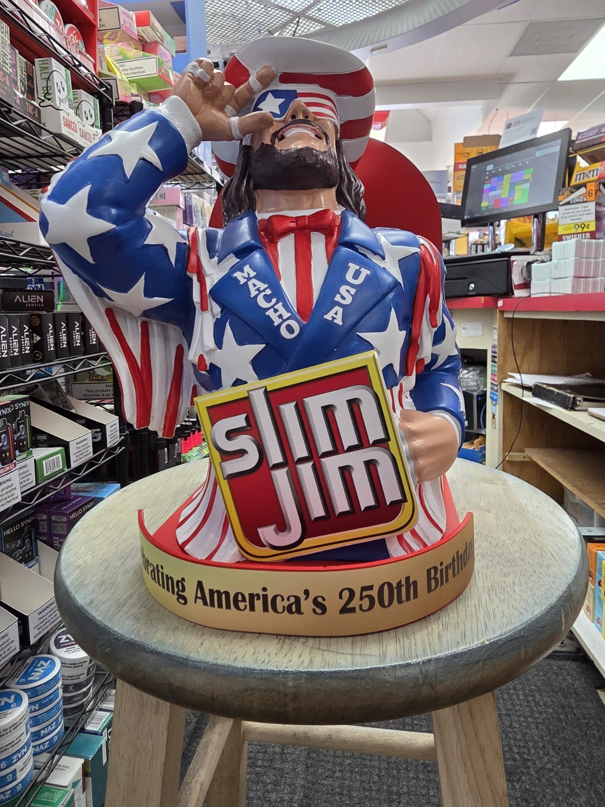 Slim Jim Collector Series 2026 Store Display America’s 250th Birthday