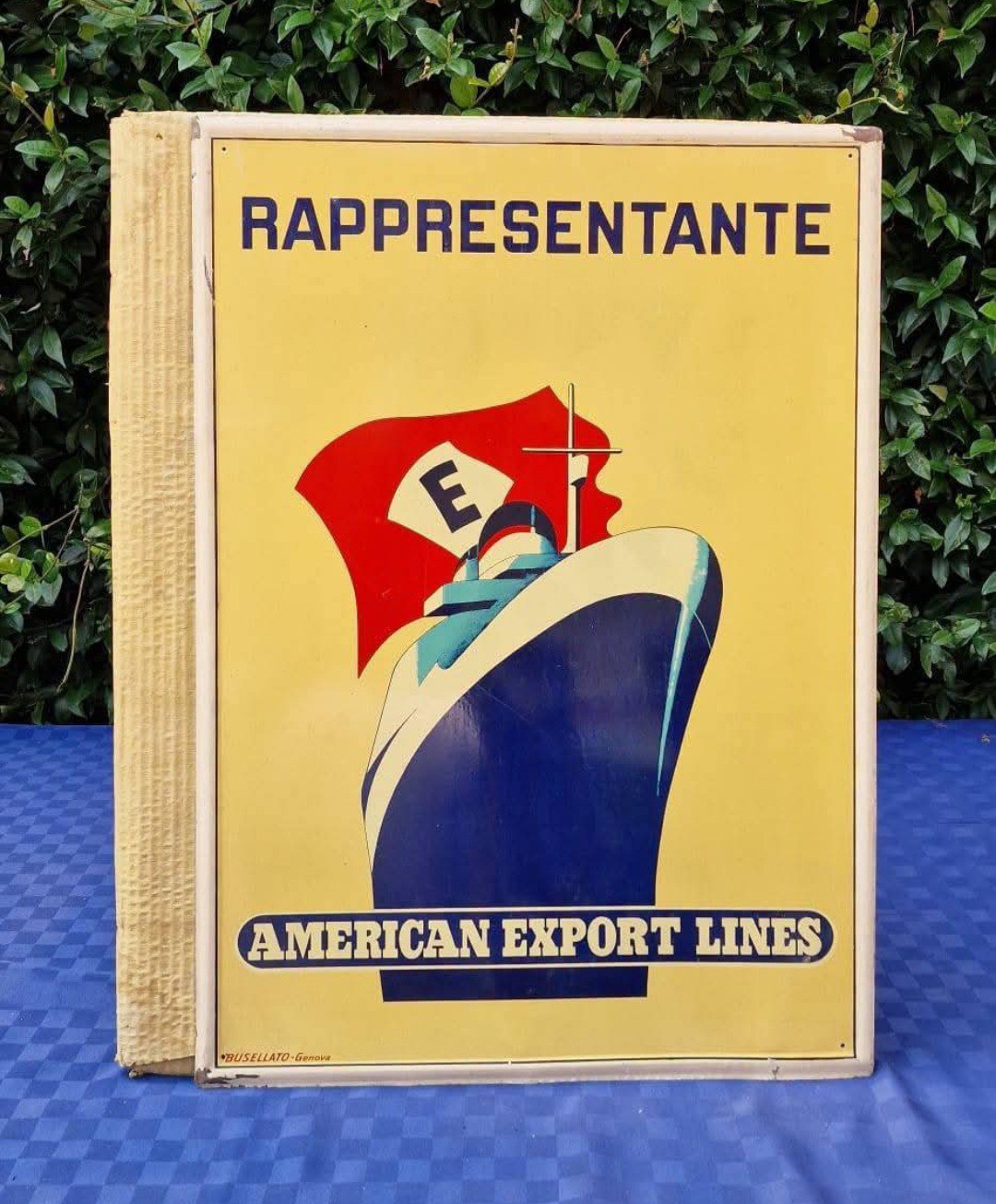 Lithographed Table Sign Representative