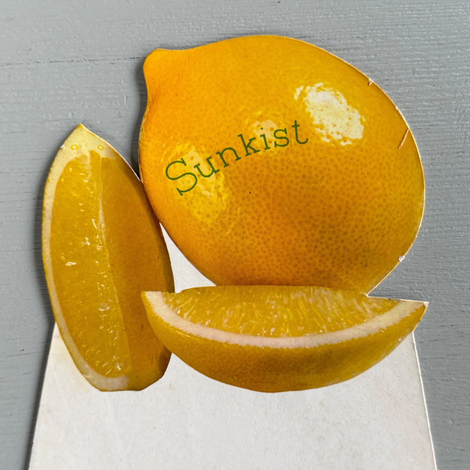 Vintage SUNKIST From California Lemons Store Display Price Sign Display