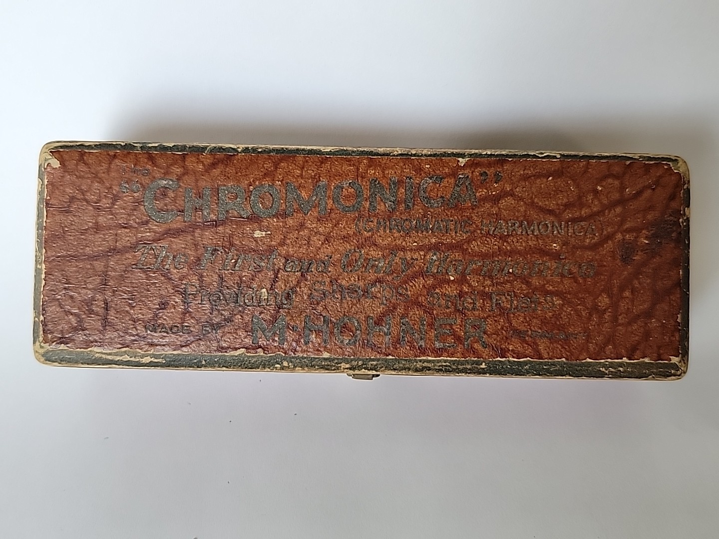 1926? Antique Hohner Harmonicas Hinged Lidded Box Only
