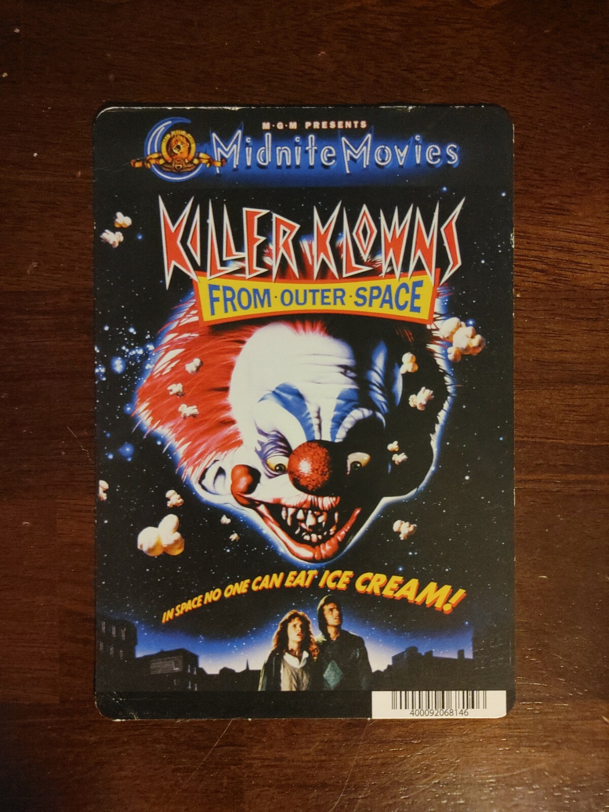Killer Klowns from Outer Space BLOCKBUSTER VIDEO SHELF DISPLAY CARD