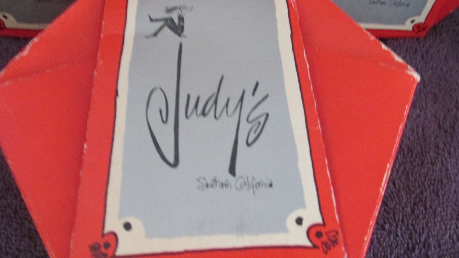 VTG JUDY’S OF SOUTHERN CALIFORNIA 3 PAPER GIFT BOXES 4 x 4″ HEXAGON SHAPE