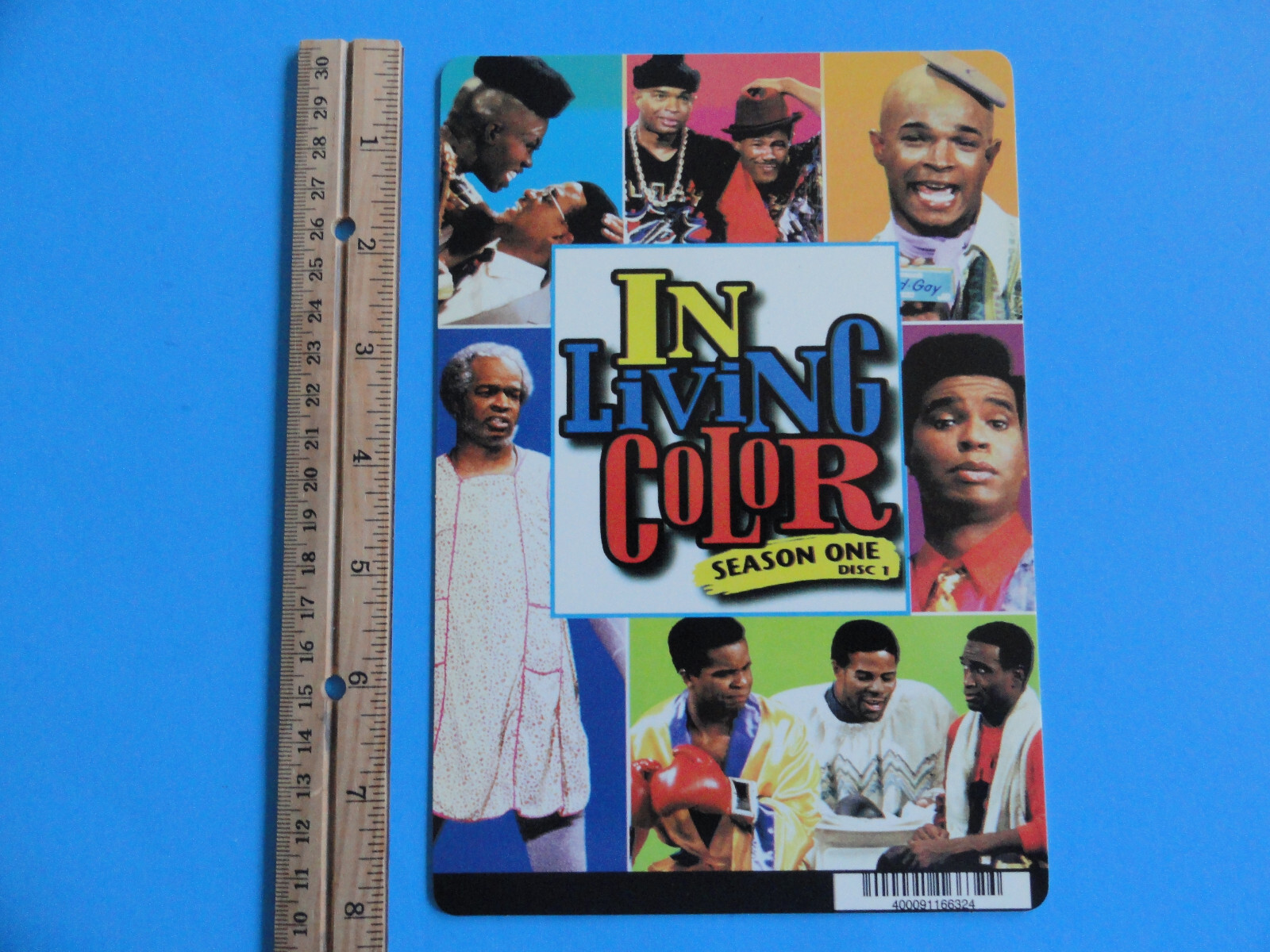 IN LIVING COLOR SEASON ONE DISC 1 BLOCKBUSTER VIDEO BACKER CARD 5″X8″ – NO MOVIE