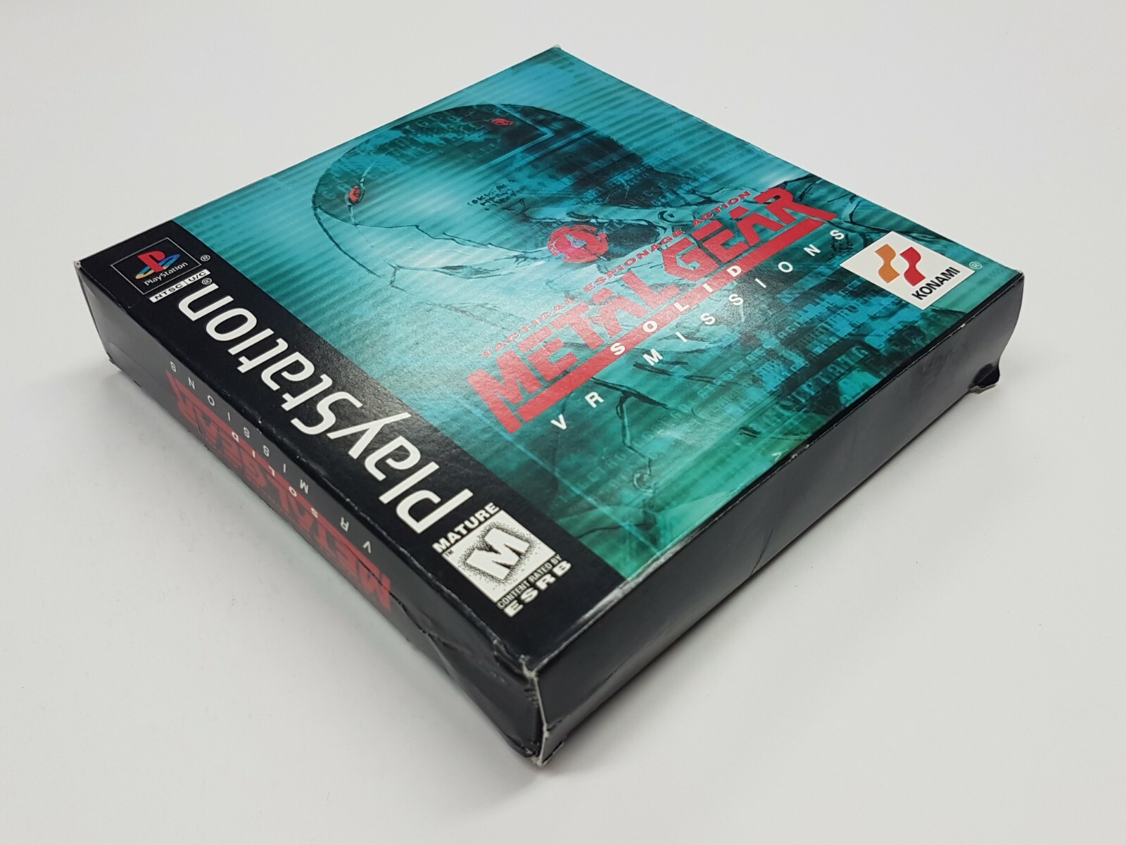 Metal Gear Solid VR Missions Playstation 1 Store Promotion Display Box *wear