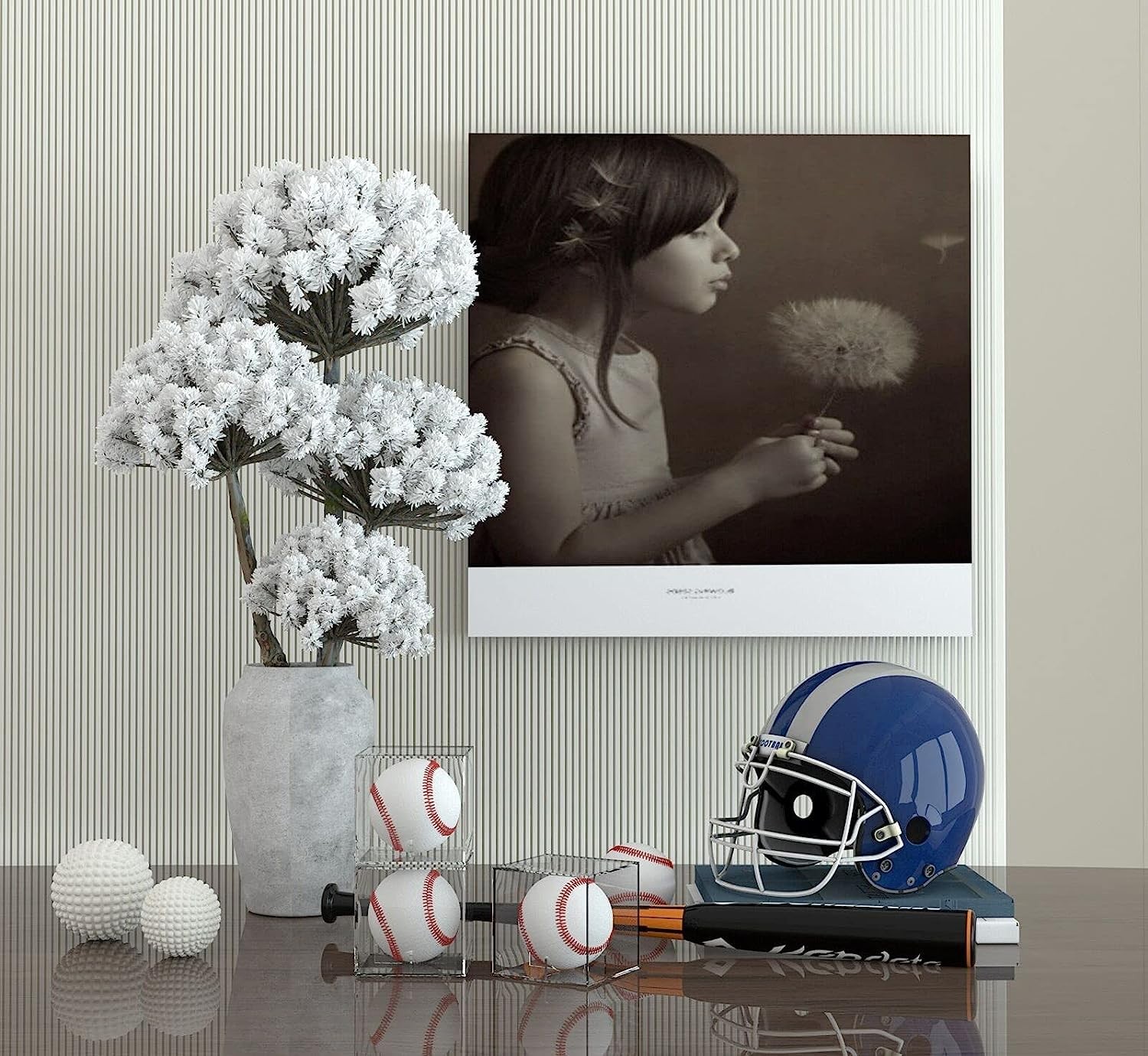 Danodoi UV Protected Clear Acrylic Baseball Display Cube ONE PACK,