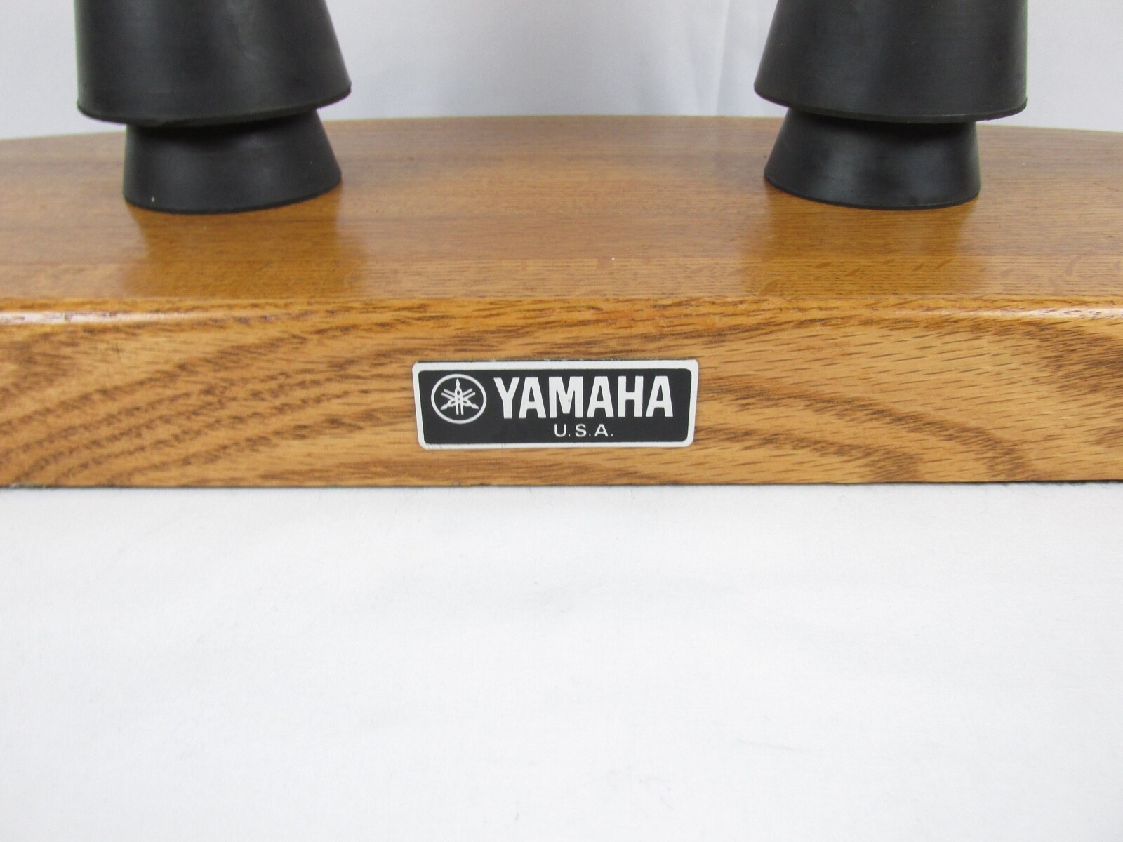 Yamaha USA Oak Wood Horn Instrument Display Store Dealer Advertising Sign RARE