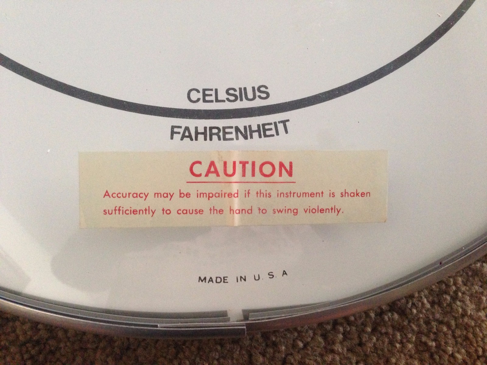 1960s “Use Kodak Film” Kodak Camera Advertising Large Outdoor Glass Thermometer