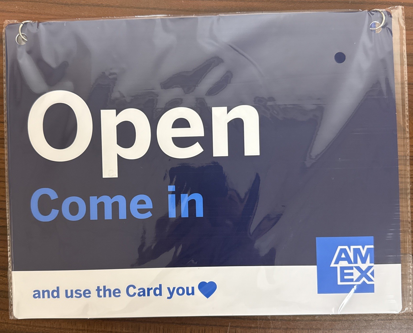 Open/Closed Business Door Sign! 11″ X 8 1/2″ With Suction Cup NEW free Shipping.