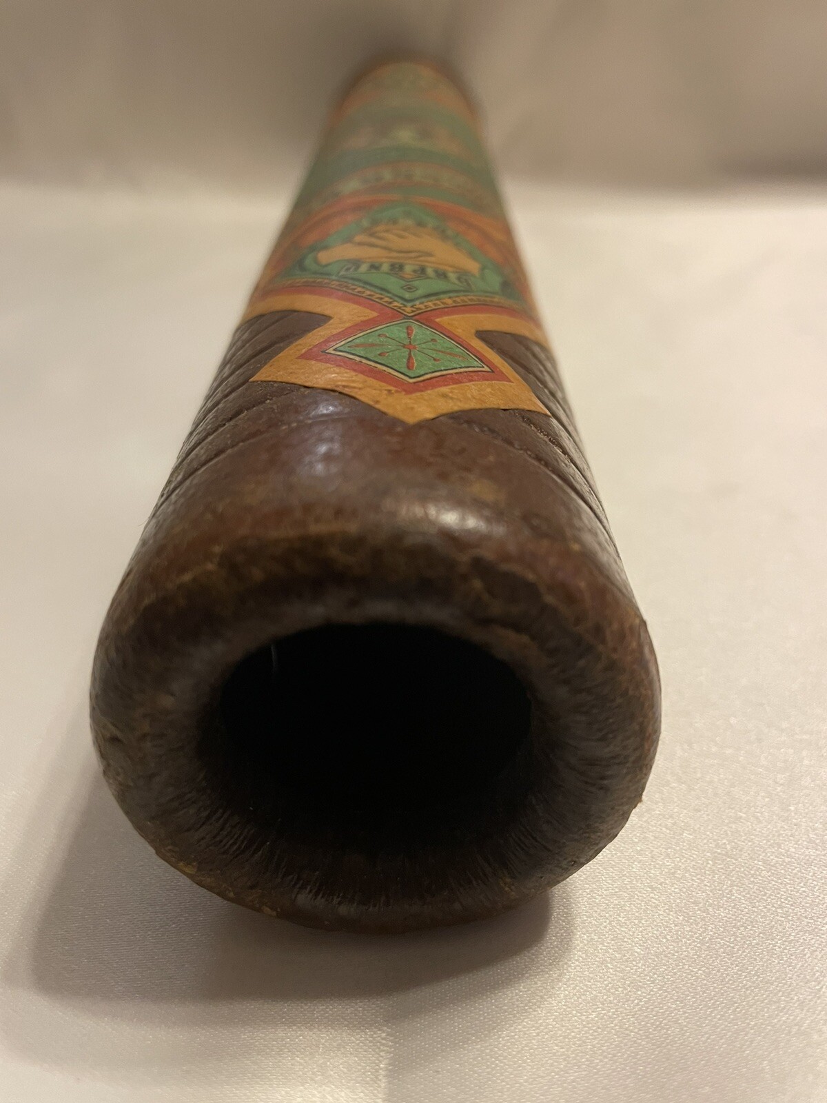 Bird and Byrd Est. 1903 Saleman Sample Bobbin Chimney with decals.