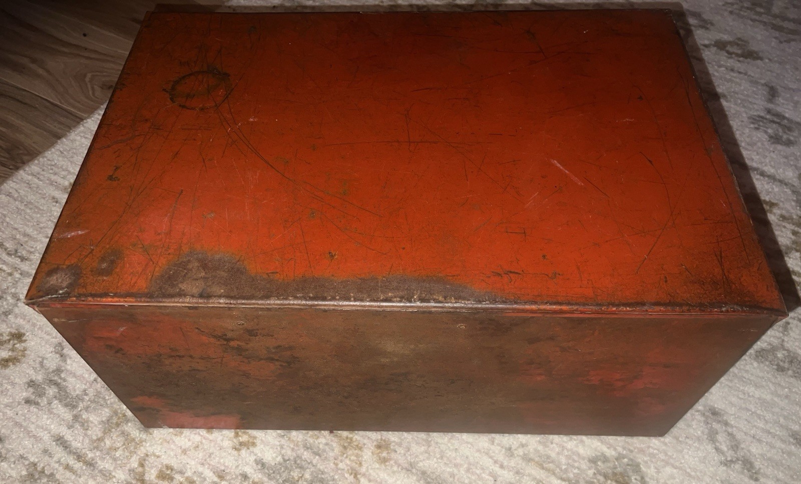 Vintage 1950’s Red Duro Decorative Labels Box Store Display Metal Americana