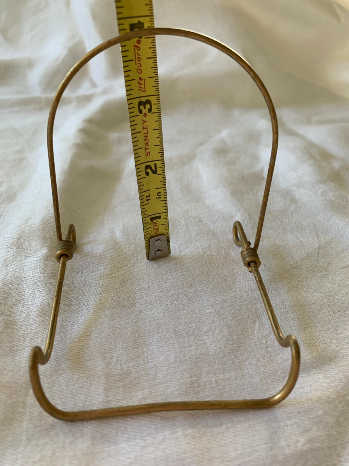Display Plate Rack Store Fixture Metal Gold Finish Tulsa Wire Adjustable 20 +