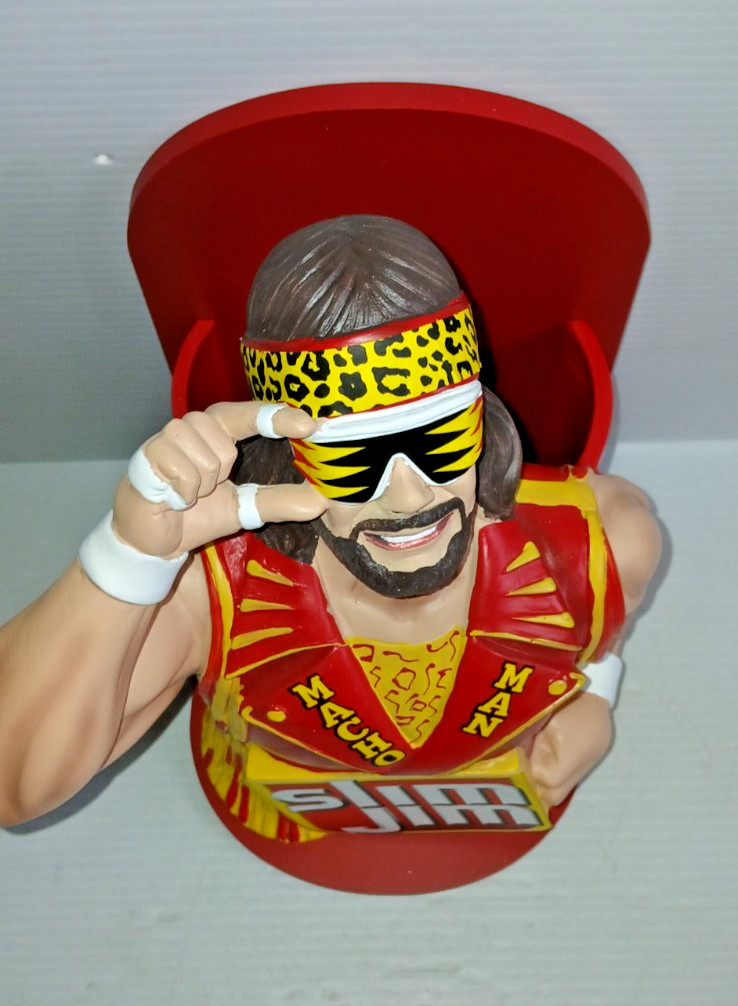 Macho Man Randy Savage 2025 Collectible Slim Jim Display Holder WWE WWF NEW