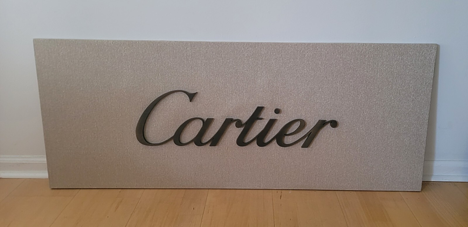 ORIGINAL CARTIER DEALER’S WALL PANEL BRASS DISPLAY PRE-OWNED