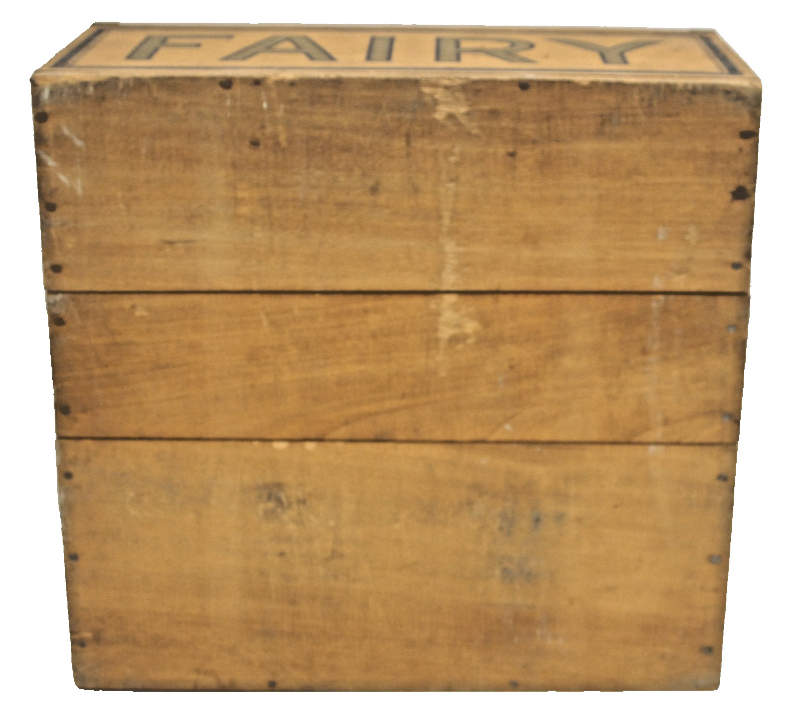 GREAT ANTIQUE FAIRBANK’S FAIRY SOAP WOOD ADVERTISING COUNTRY STORE DISPLAY BOX