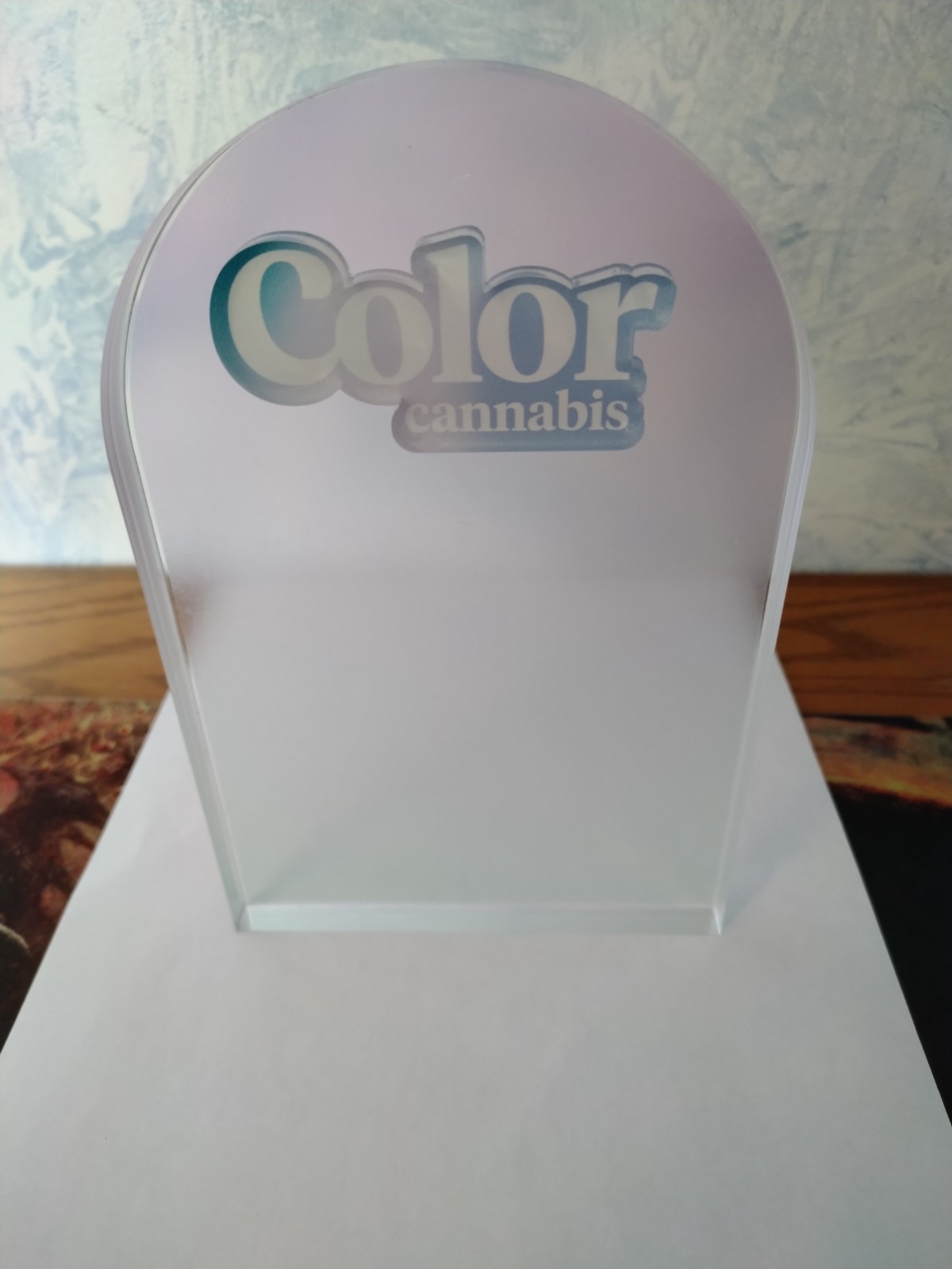 Color Cannabis Dispensary/Store Promotional Display (Authentic)