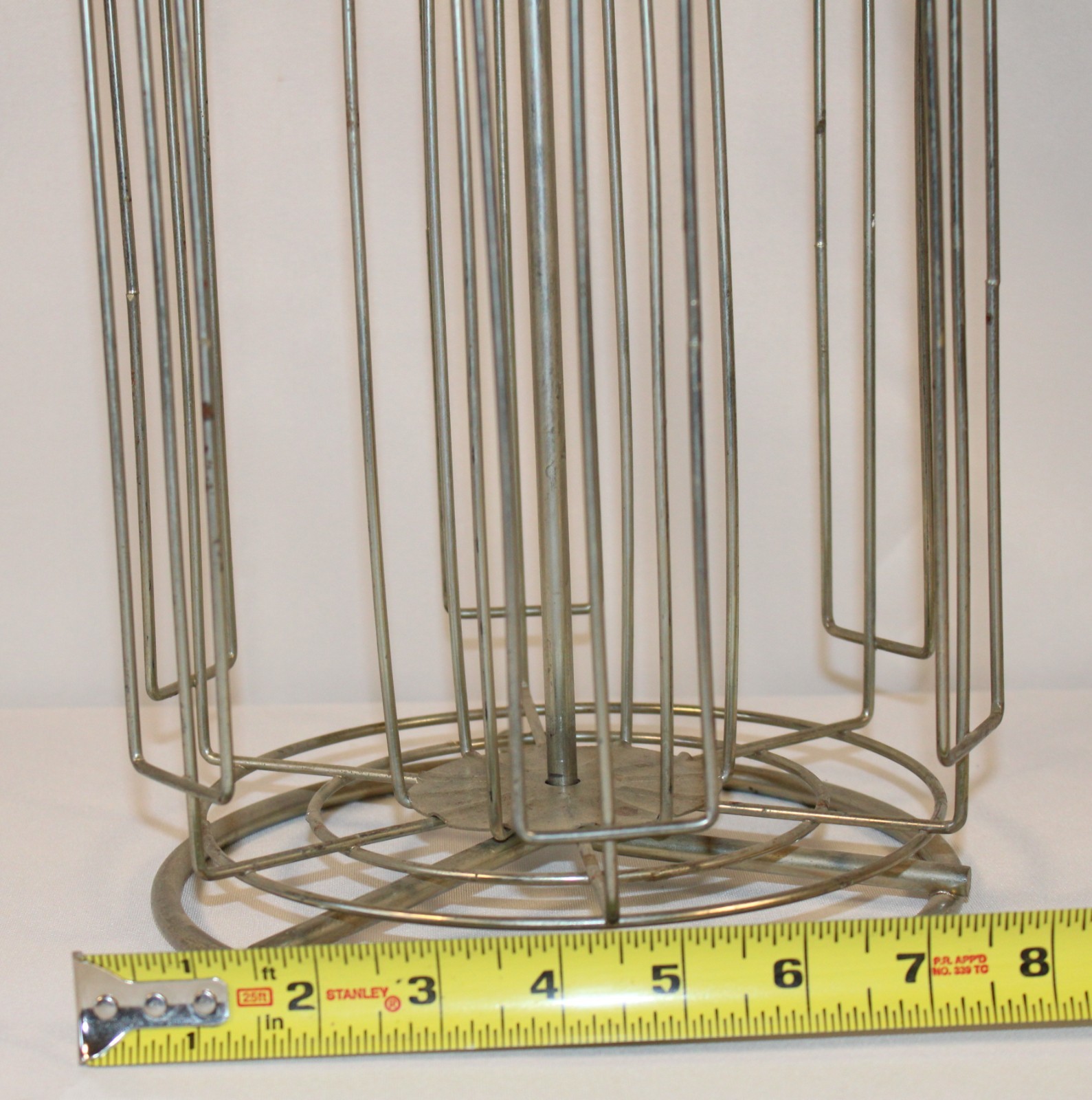 Vintage Metal Kiwi Boot Polish Holder Spinning Store Display Rack Advertising