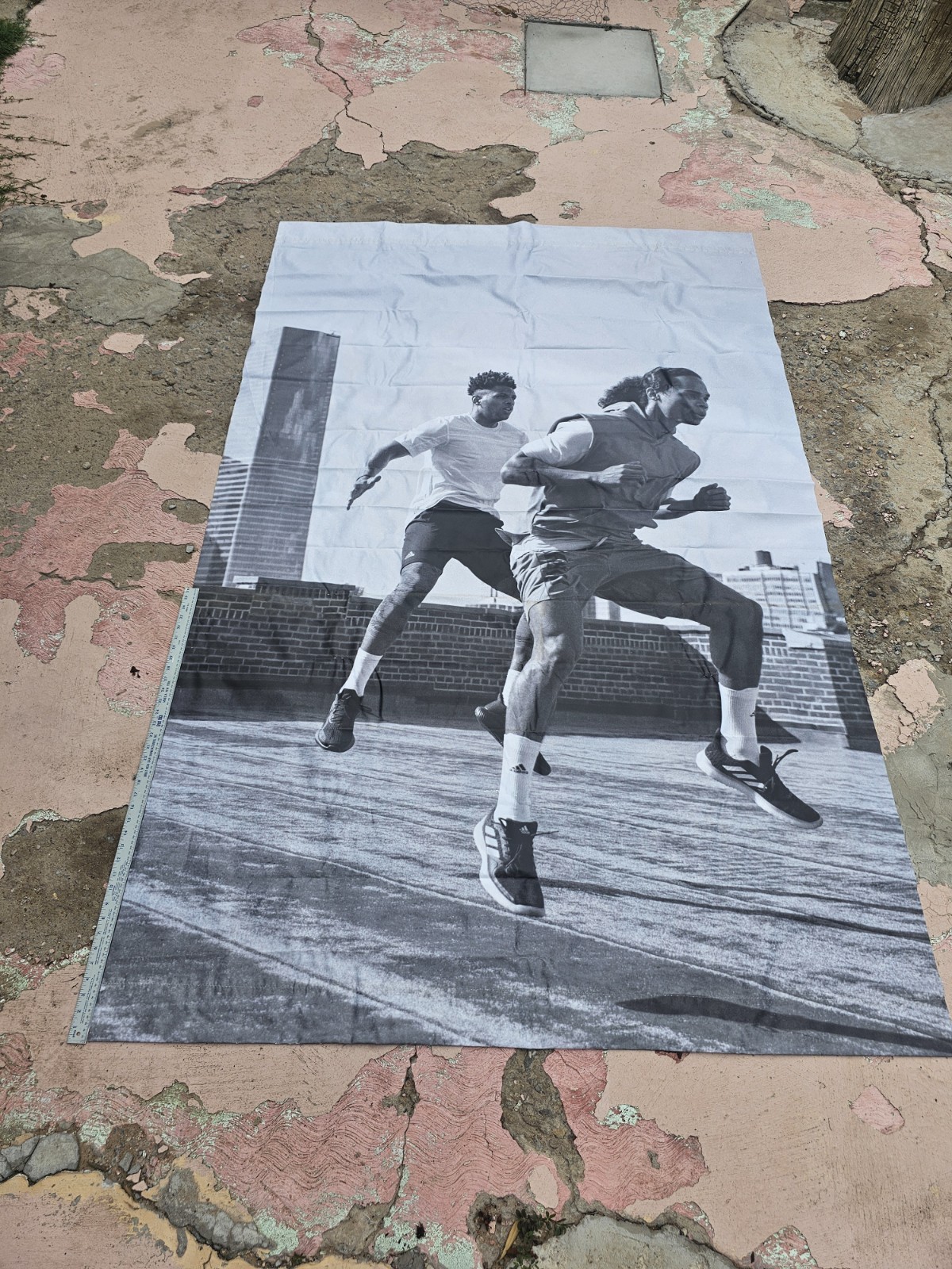 Adidas Store Tapestries Advertising Store Display Banner Rare 8 piece Lot